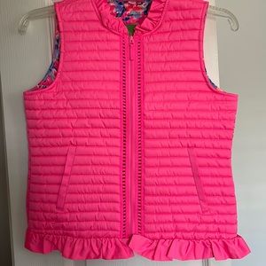 Lilly Pulitzer vest in Tiki Pink